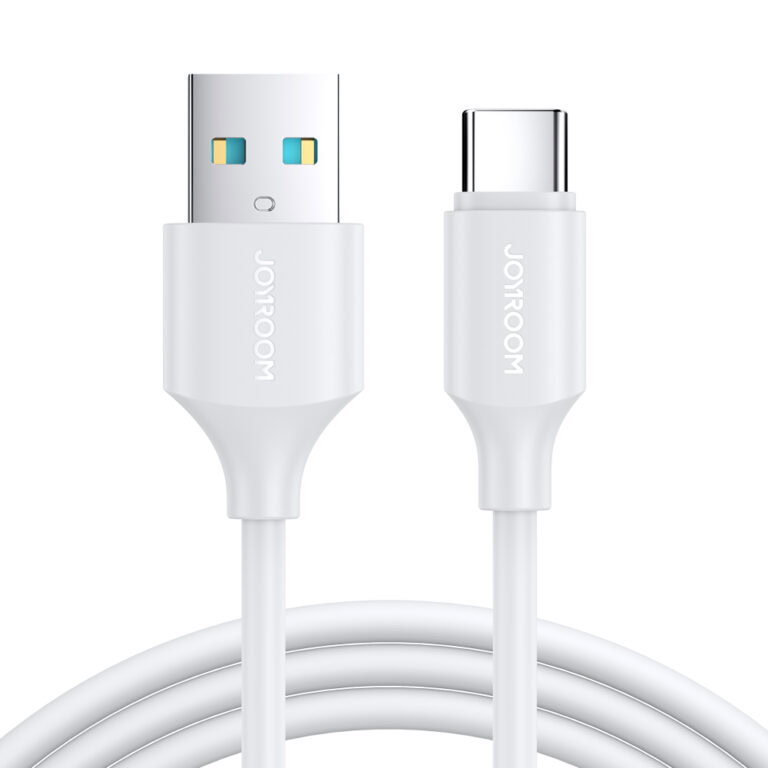 Joyroom 3A USB-C kabel 2m - Snellader - Wit