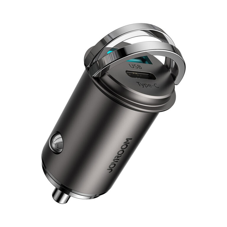 Joyroom 45W autolader Snellader en USB-A en USB-C poorten - zwart