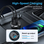 Joyroom 45W autolader Snellader en USB-A en USB-C poorten – zwart - 5