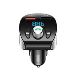 Joyroom Draadloze 18W MP3-speler met oplaadfunctie voor in de auto en USB-A-poorten in zwart cross-sell thumbnail