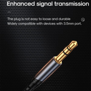 Joyroom USB-C naar Audio Jack 3.5mm kabel 1m - zwart 4