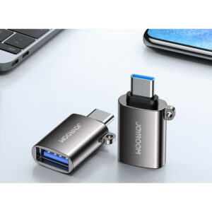 Joyroom USB-C naar USB adapter male naar female – Zwart -3