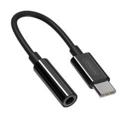 Joyroom USB-C naar Audio Jack 3.5mm kabel - Zwart