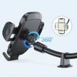 Joyroom telefoonhouder – voorruit en dashboard – zwart – verstelbaar – universeel - 3