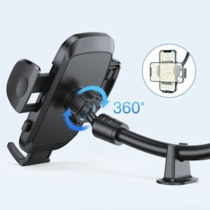 Joyroom telefoonhouder - voorruit en dashboard - zwart - verstelbaar - universeel 4
