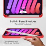 Solidenz Hybrid Hoes iPad Mini 7 / iPad mini 6 - 2024 / 2021 - Rood - 7