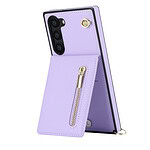 Solidenz Fashion Wallet hoesje met koord Samsung Galaxy S23 Plus - Violet - 8