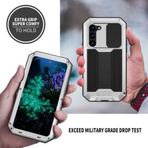 Fonu Stofdicht metalen hoes Samsung Galaxy S23 Plus - Zilver 4