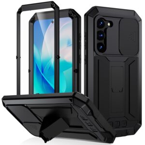 Fonu Stofdicht metalen hoes Samsung Galaxy S23 - Zwart 1