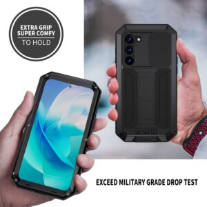 Fonu Stofdicht metalen hoes Samsung Galaxy S23 - Zwart 4