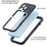 Turtle Shift Volledig waterdicht en stofdicht hoesje iPhone 14 Pro – Magnetische ring - 2