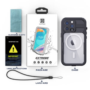 Fonu Volledig waterdicht en stofdicht hoesje iPhone 14 Pro 4