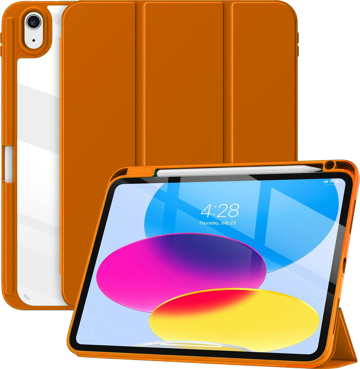 Solidenz Hybrid Hoes iPad 11 en iPad 10 - 2025 / 2022 10.9 inch - Oranje