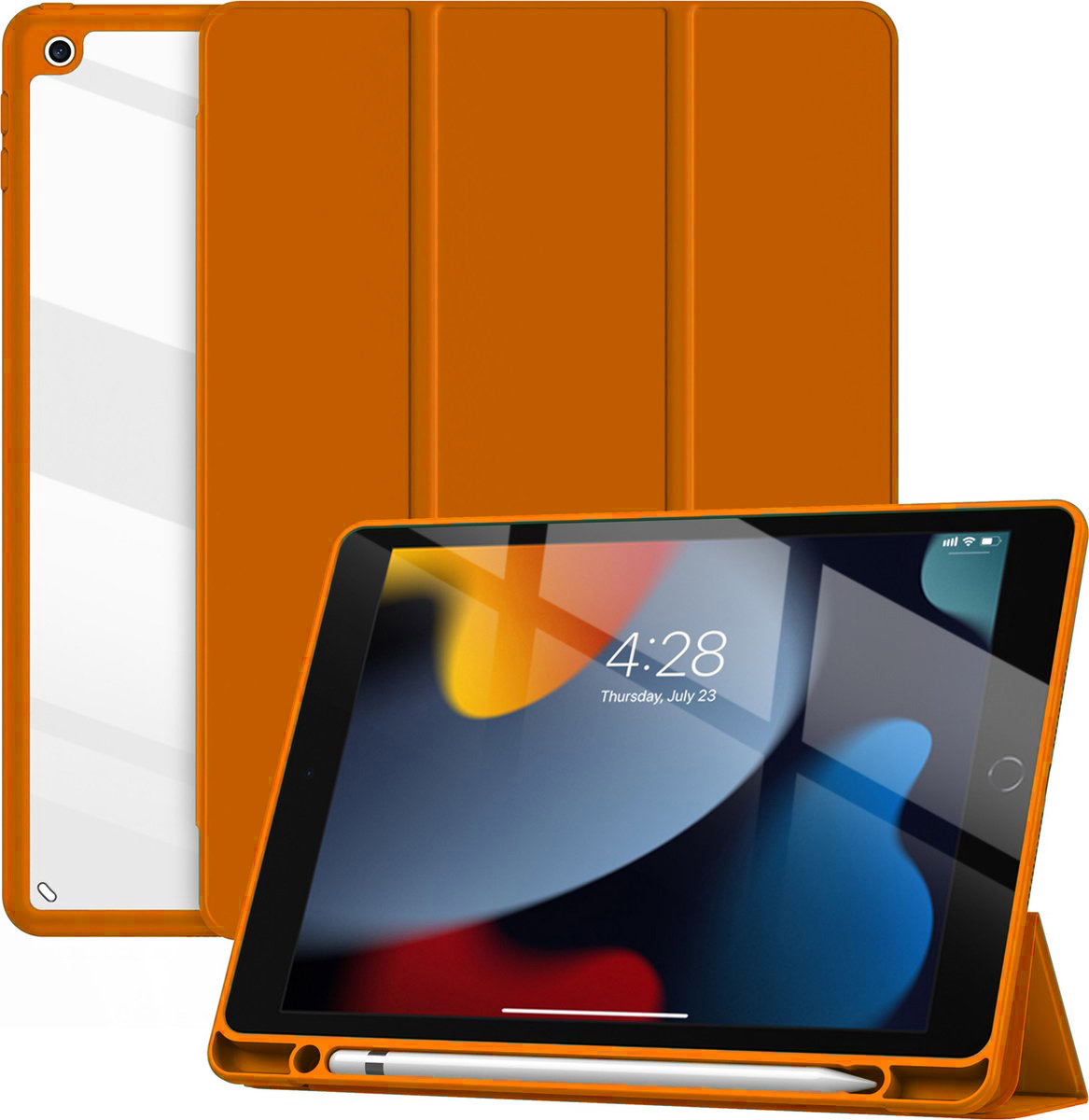 Solidenz Hybrid Hoes iPad 9 / iPad 8 / iPad 7 - 10.2 inch - Oranje