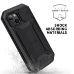 Stofdicht metalen hoes iPhone 13 – Zwart - 5