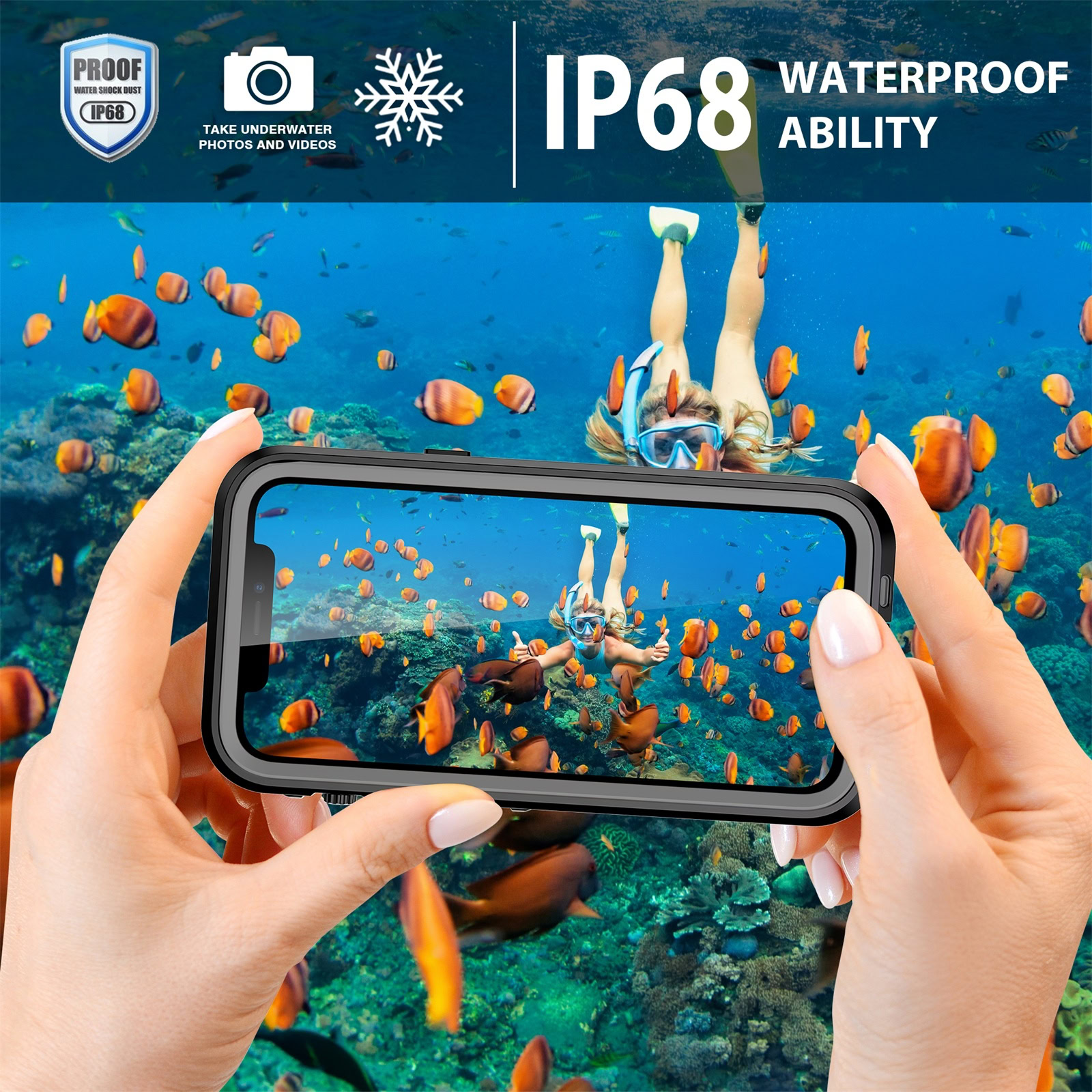 Turtle Shift Volledig waterdicht en stofdicht hoesje iPhone 16 Pro Max