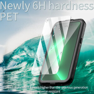 Turtle Shift Volledig waterdicht en stofdicht hoesje iPhone 14 Pro Max – Magnetische ring - 7