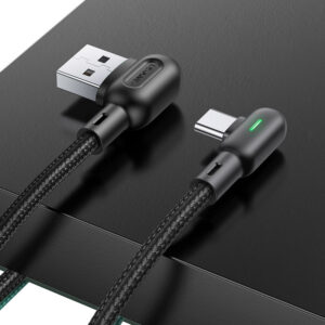 USAMS 1.2m Oplaadkabel met Statuslampje - USB Type-C 2