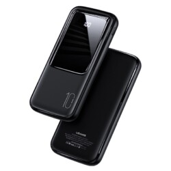 USAMS 10000mAh Powerbank - Digitaal Display