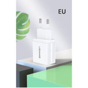 USAMS 2.1A Power Adapter - 2x USB-A 3