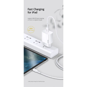 USAMS 20W Adapter met snelladen - 1x USB-C 4