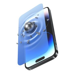 USAMS Privacy Screenprotector met installatie hulpmiddelen - iPhone 2