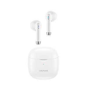 USAMS draadloze Earbuds met Bluetooth 5.0 – Wit