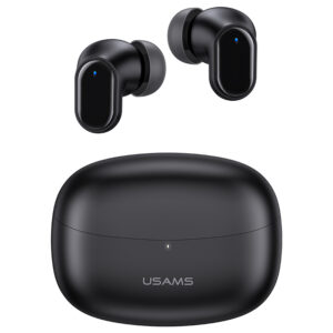 USAMS draadloze Earbuds met Bluetooth 5.1 – Zwart