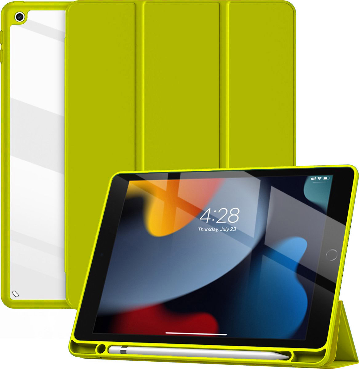 Solidenz Hybrid Hoes iPad 9 / iPad 8 / iPad 7 - 10.2 inch - Geel
