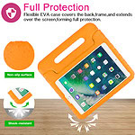Solidenz EVA iPad Hoes voor kids - iPad 2018 / 2017 / Air 1 / Air 2 - 9.7 inch - Oranje - afbeelding 5