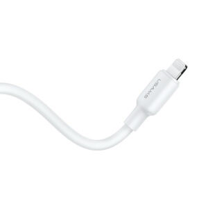 USAMS PD 20W USB-C naar Lightning kabel - Wit 2