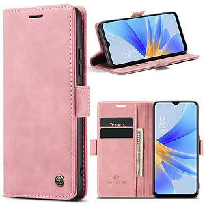 Solidenz Urban Book Oppo A17 hoesje - Roze 1