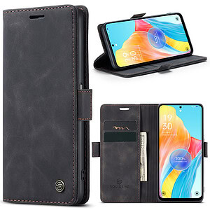 Solidenz Urban Book Oppo A98 5G hoesje – Zwart