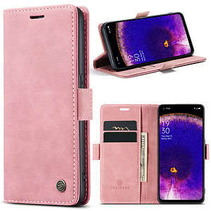 Solidenz Urban Book Oppo Find X5 Lite hoesje - Roze 1