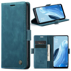 Solidenz Urban Book Oppo Reno8 Lite hoesje - Blauw