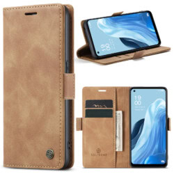 Solidenz Urban Book Oppo Reno8 Lite hoesje - Bruin