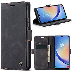Solidenz Urban Book Samsung A34 hoesje - Zwart 1