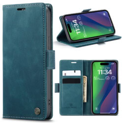 Solidenz Urban Book iPhone 15 Plus hoesje - Blauw