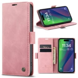 Solidenz Urban Book iPhone 15 hoesje - Roze