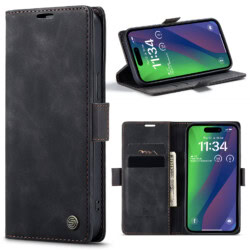 Solidenz Urban Book iPhone 15 Plus hoesje - Zwart