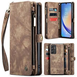 Solidenz Urban Wallet Samsung A34 5G hoesje - Bruin 1