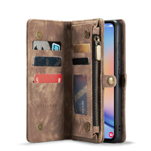 Solidenz Urban Wallet Samsung A34 5G hoesje - Bruin 3