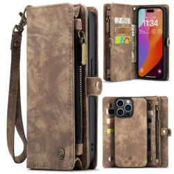 Solidenz Urban Wallet iPhone 14 Pro Max hoesje - Bruin