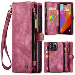 Solidenz Urban Wallet iPhone 14 Pro Max hoesje - Rood