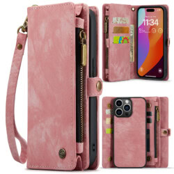 Solidenz Urban Wallet iPhone 14 Pro Max hoesje - Roze