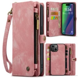 Solidenz Urban Wallet iPhone 15 hoesje - Roze