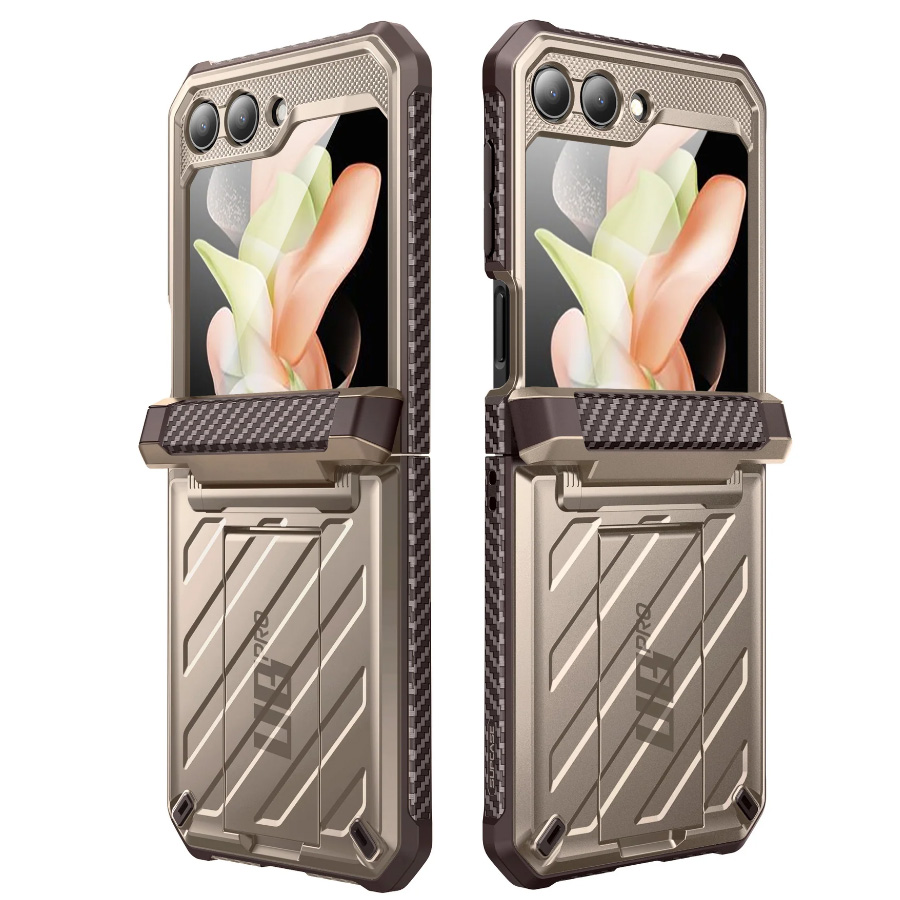 Supcase UB Pro Samsung Galaxy Z Flip5 Hoesje - Cream 1