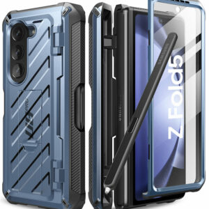 Supcase UBPro met screenprotector en penhouder Samsung Z Fold5 - Icy Blue 1