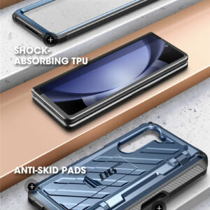 Supcase UBPro met screenprotector en penhouder Samsung Z Fold5 - Icy Blue 3