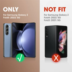 Supcase UBPro met screenprotector en penhouder Samsung Z Fold5 - Icy Blue 9
